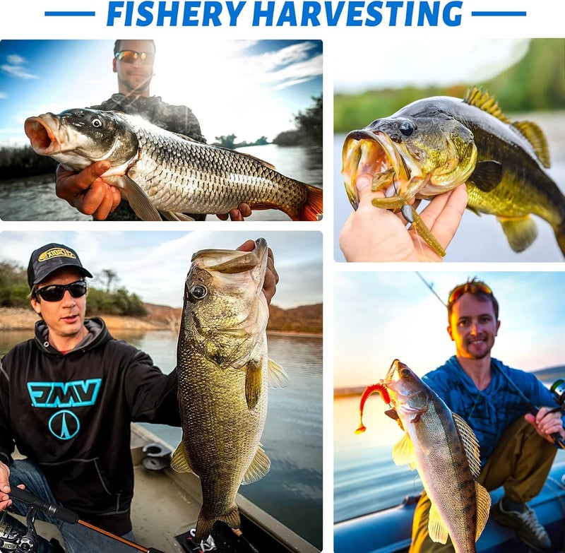 PLUSINNO 353/404 PCS Fishing Lures, Upgrade Fishing Tackle Box with Tackle Included, Crankbaits, Hooks, Weights, Other Accessories, Fishing Lure Bait Gear Equipment Kit Gift for Men Freshwater Bass - Image 2